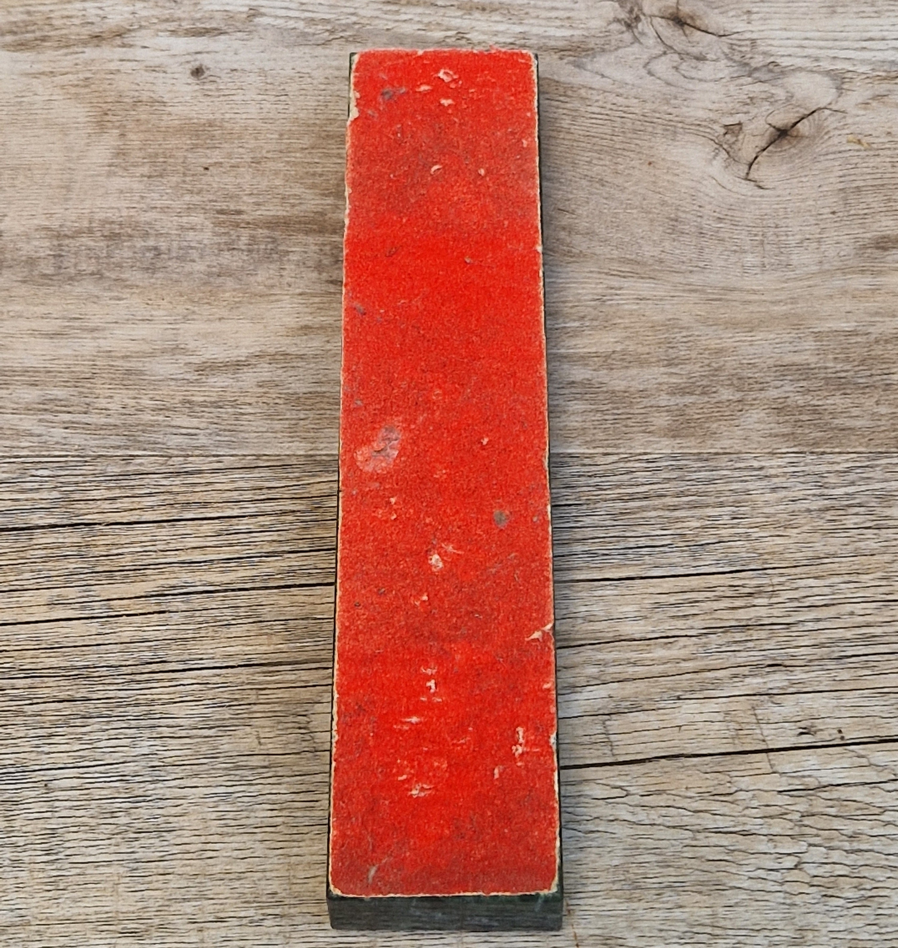 Mid Century Chinese Serpentine Green Marble Ink Stick Poem Paperweight 19.7cm
