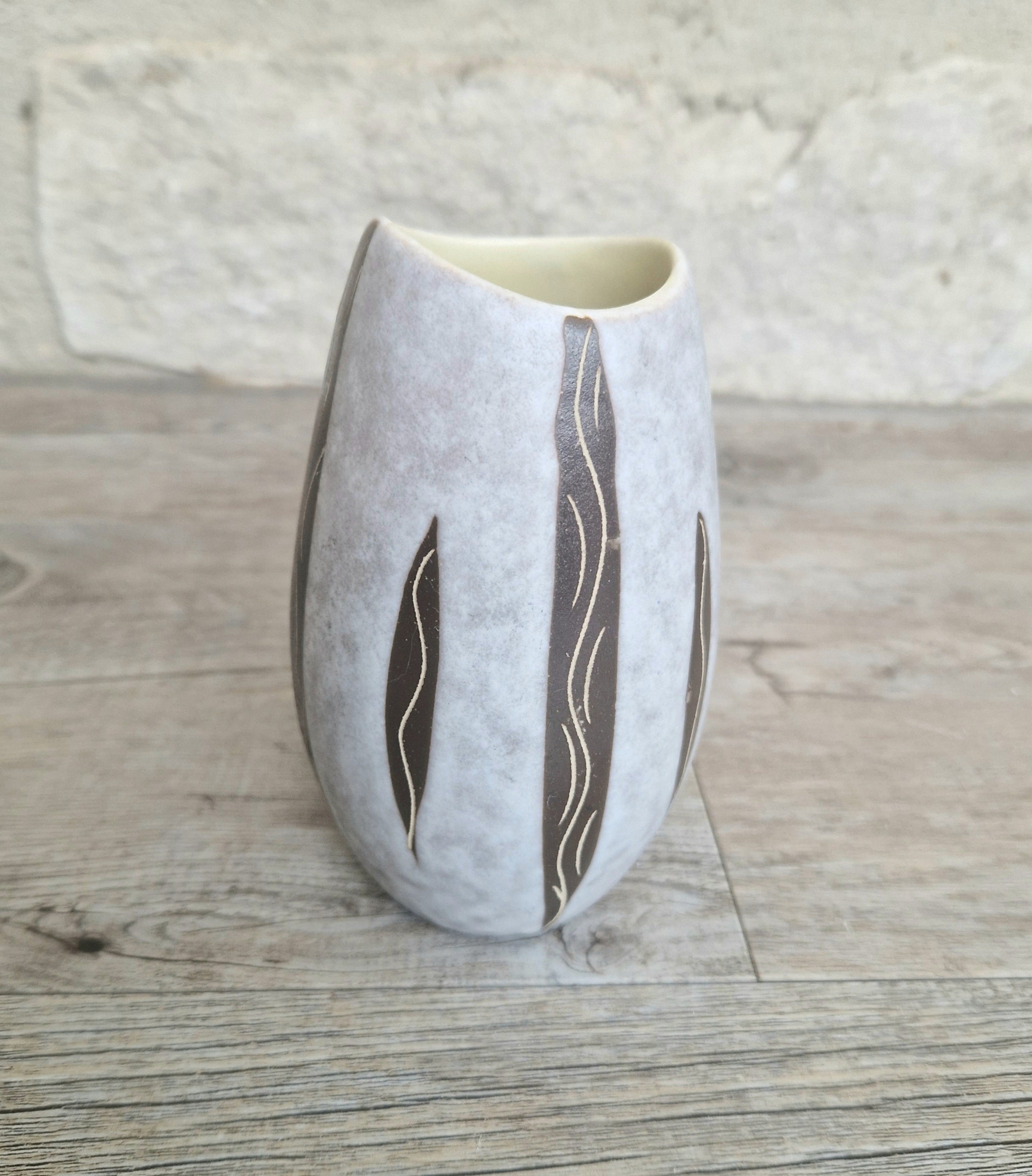 Mid Century Marzi & Remy Visbek Vintage West German Ceramic Posy Vase