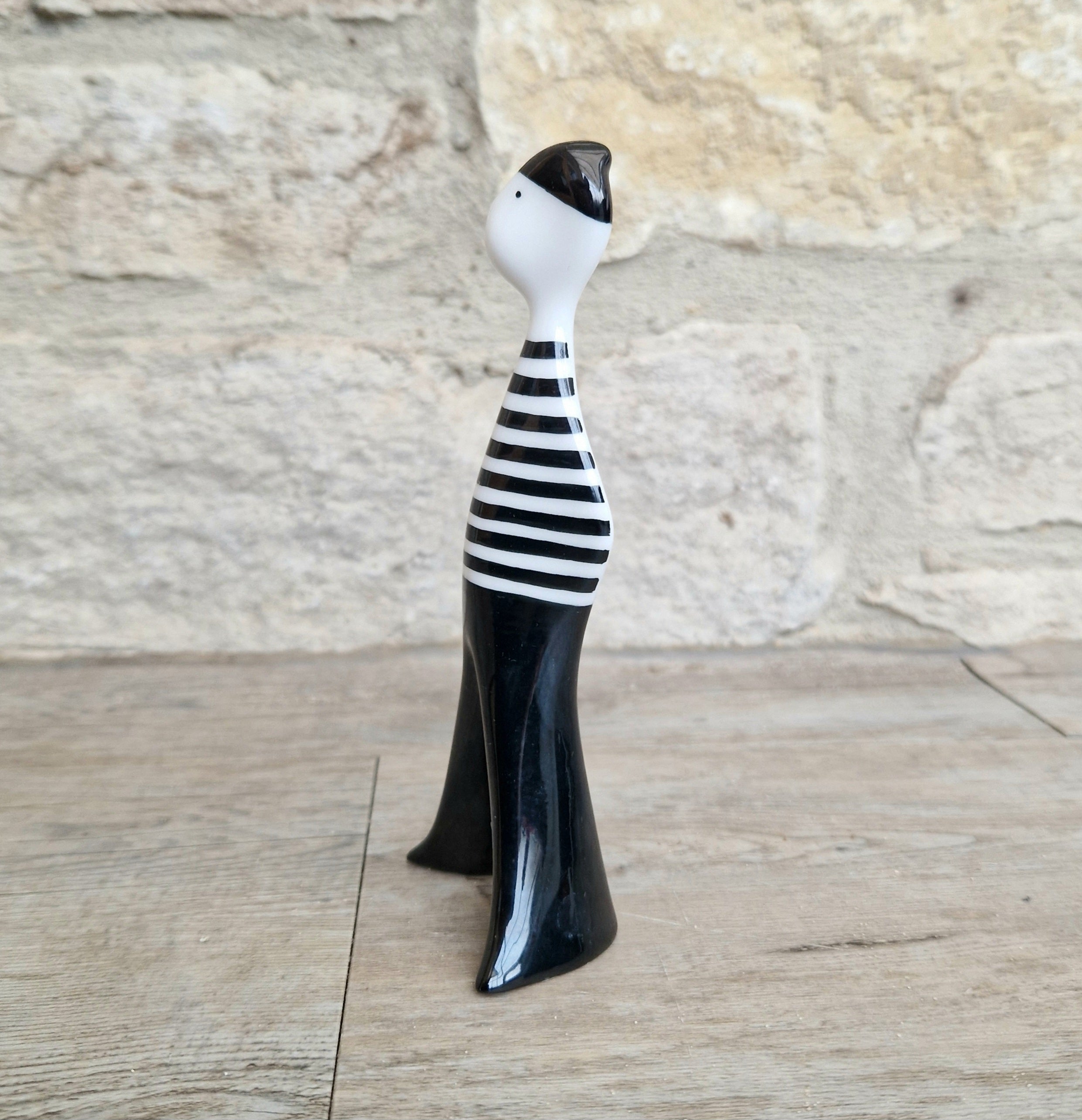 Lubomir Tomaszewski Ćmielów Fine Porcelain 'Felek Marynaz' Black & White Stripe Sailor Figure