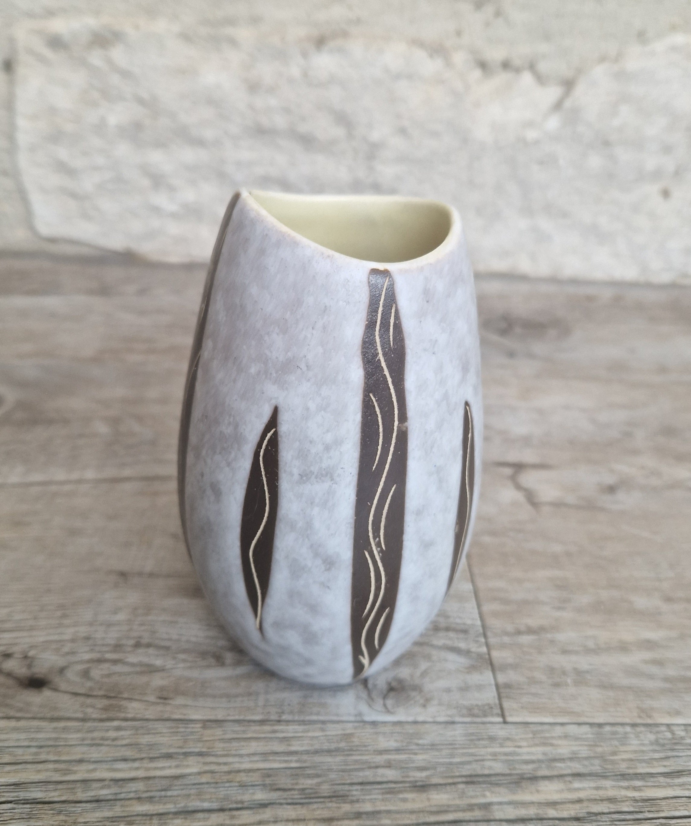 Mid Century Marzi & Remy Visbek Vintage West German Ceramic Posy Vase