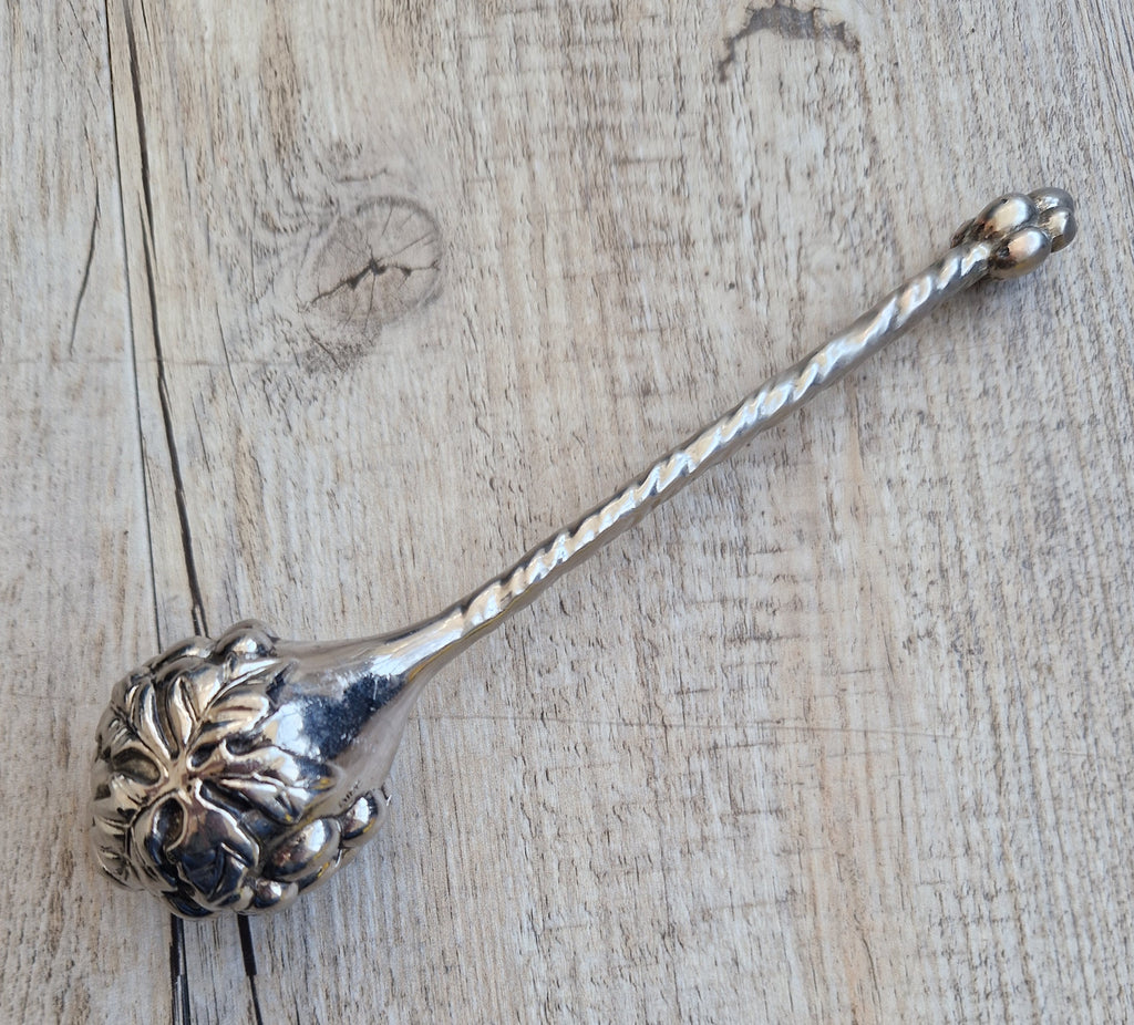 Vintage Silver Plated Silea Bunch of Grapes Style Champagne Bubble Keeper
