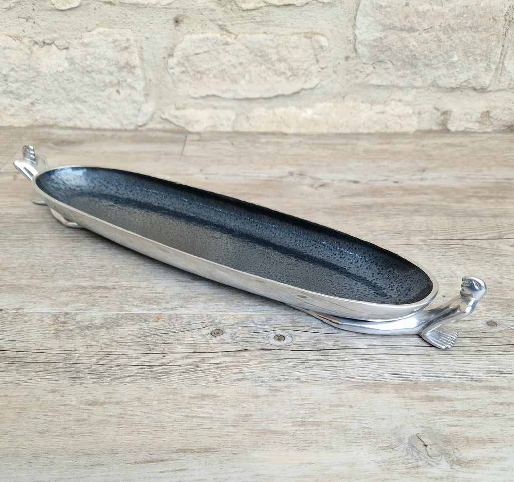 Carrol Boyes Medium Canoe Bowl 'At Ease' Vintage Serving Dish 45.5cm