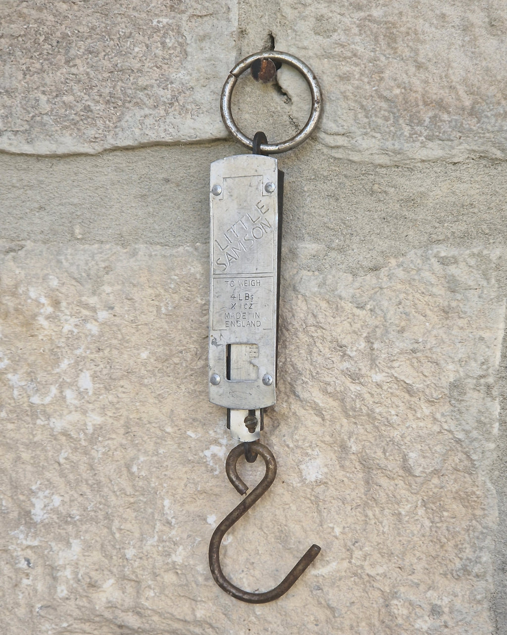 Vintage Salter Little Samson Pocket Scale Hanging Spring Balance Fishing Scales Made England