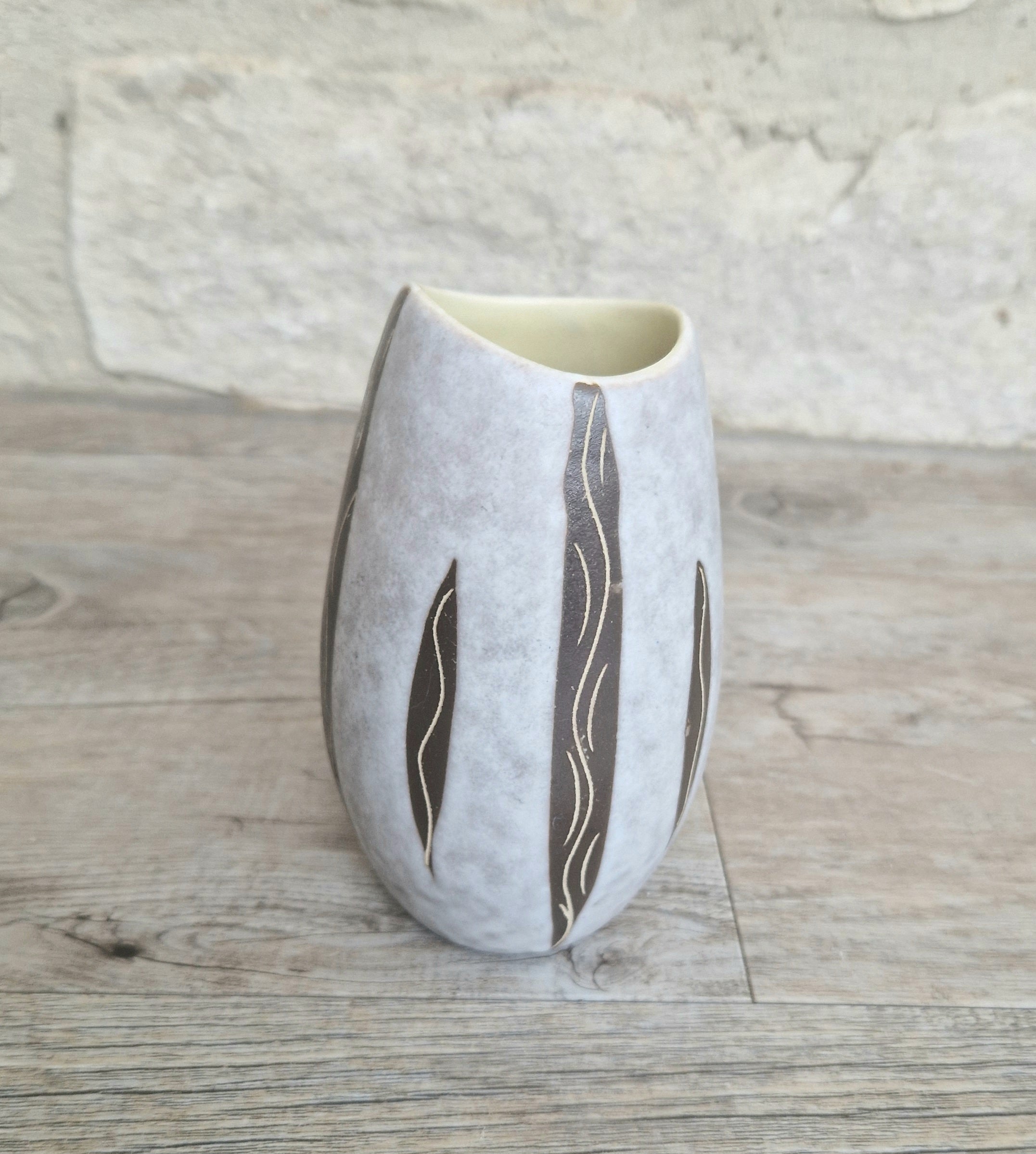 Mid Century Marzi & Remy Visbek Vintage West German Ceramic Posy Vase