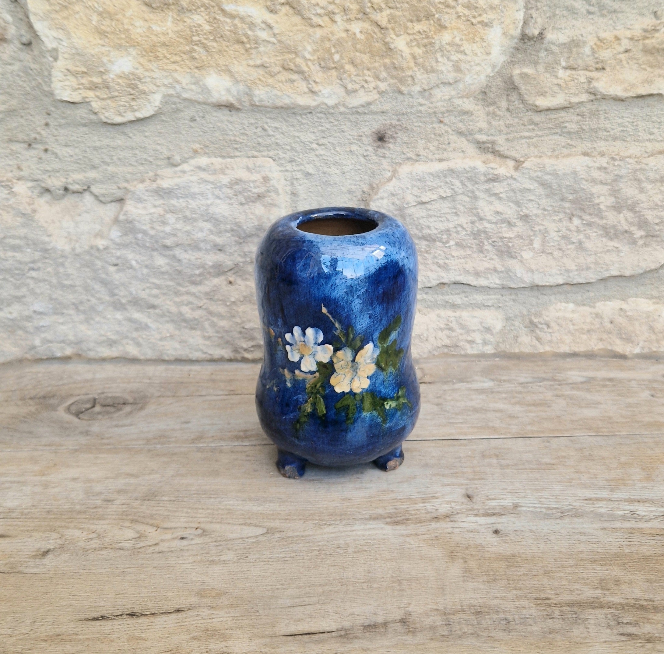 Haviland & Co. Limoges Babotine Floral Vase: Edouard Girard, 1875