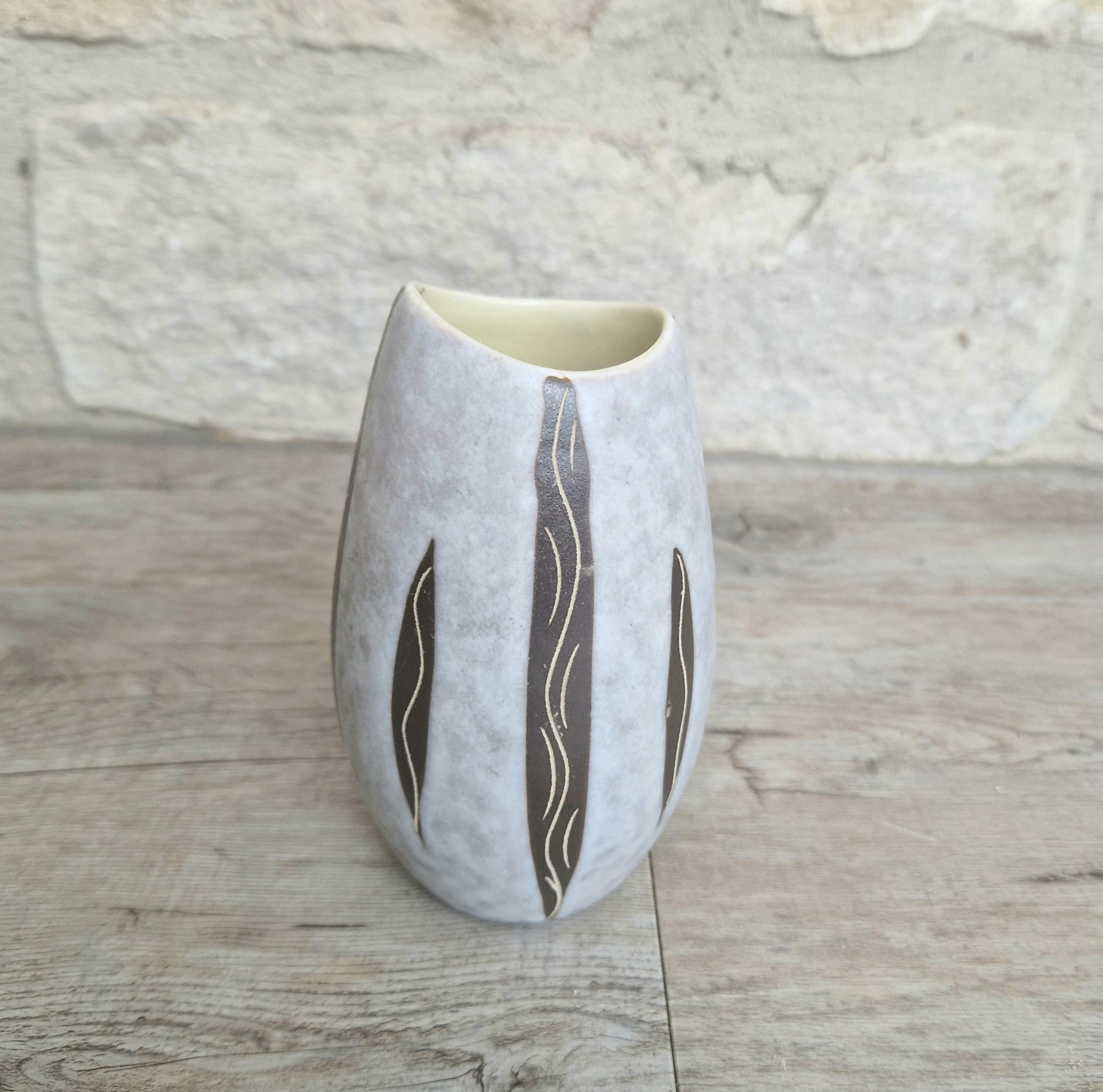 Mid Century Marzi & Remy Visbek Vintage West German Ceramic Posy Vase