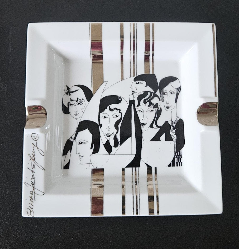 Vintage Coffee Table Ashtray: Darlings Creation Trinket Dish Vintage EnzArt Limoges