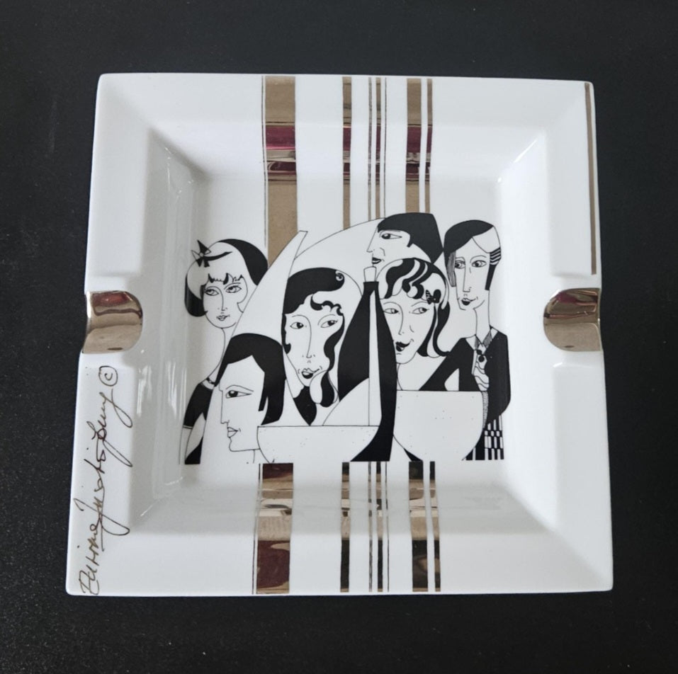 Vintage Coffee Table Ashtray: Darlings Creation Trinket Dish Vintage EnzArt Limoges