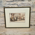 Thomas Rowlandson Lithograph Print 'Quae Genus, In Search Of Service' Framed Wall Art