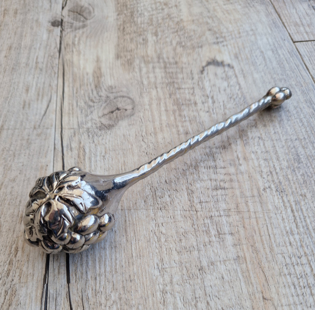 Vintage Silver Plated Silea Bunch of Grapes Style Champagne Bubble Keeper