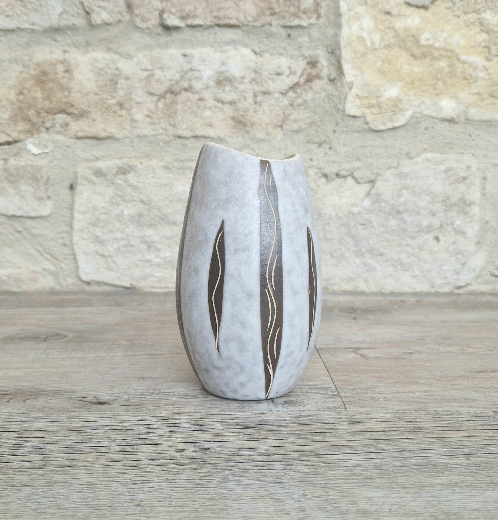 Mid Century Marzi & Remy Visbek Vintage West German Ceramic Posy Vase