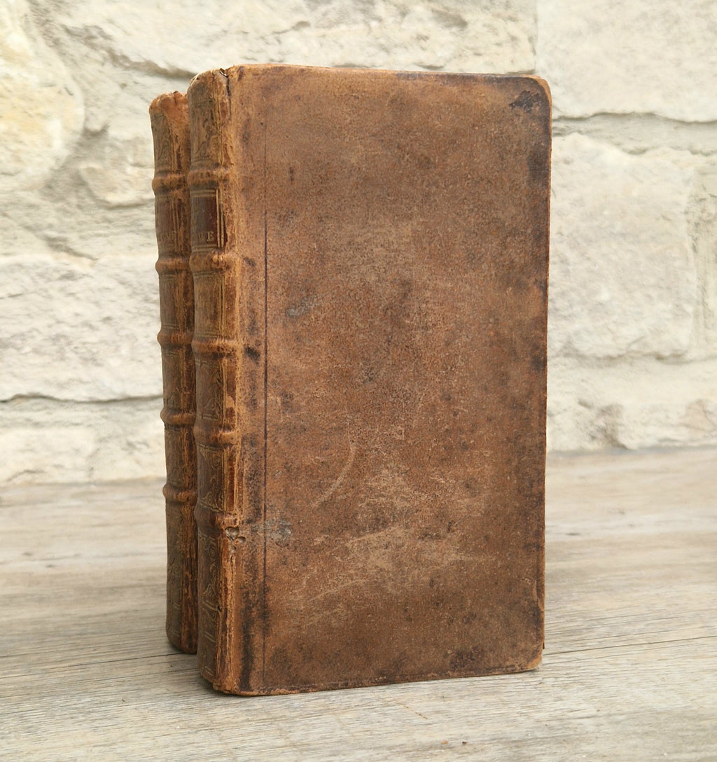 La Vie D'Oliver Cromwell 1746 Gregoire Leti Very Rare 2 Volume Antiquarian Book French