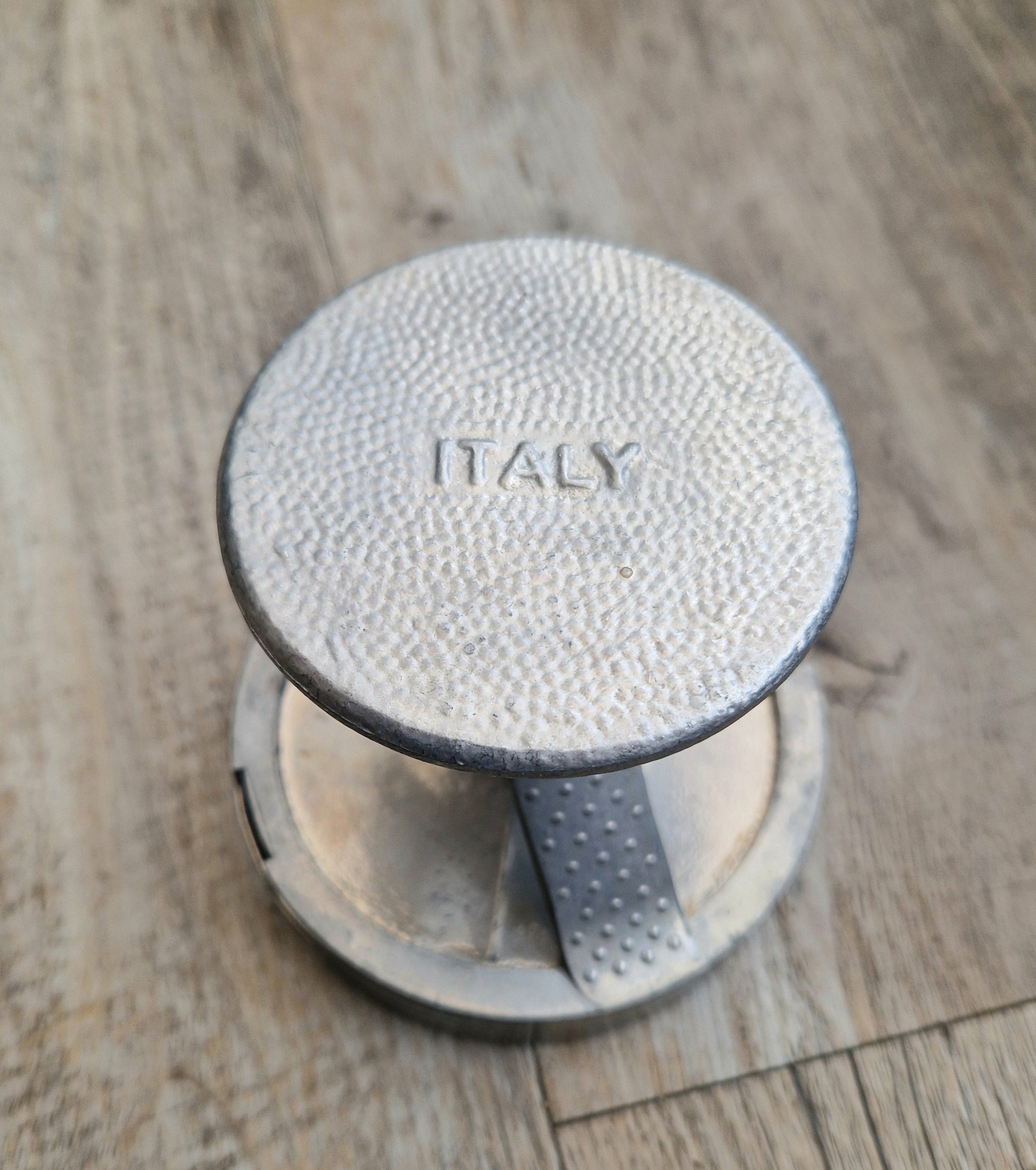 Aluminium Burger Pate Press Italian Kitchenalia Collectable