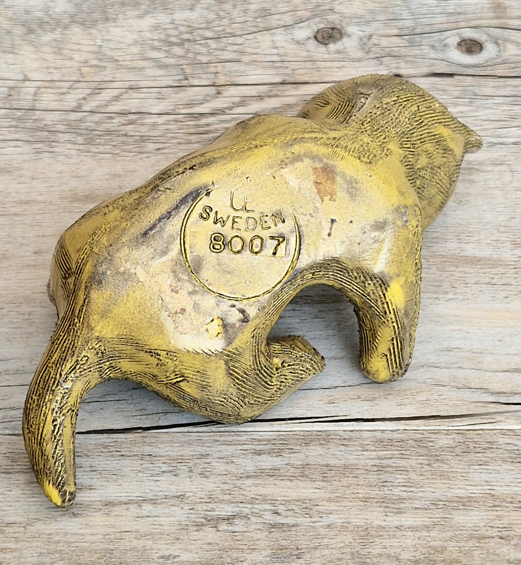 Vintage Mid-Century Upsala Ekeby Swedish Pottery Cat Figurine By Dorothy Clough 1956-67.