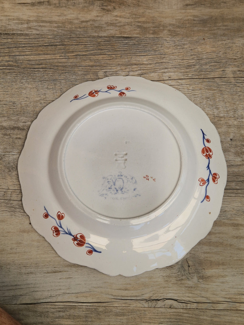 Antique 1820 Hicks Meigh Ironstone Imari Plate 26cm Stone China Pattern 13
