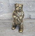 Brass Bear Money Box 15cm Tall Antique Victorian England