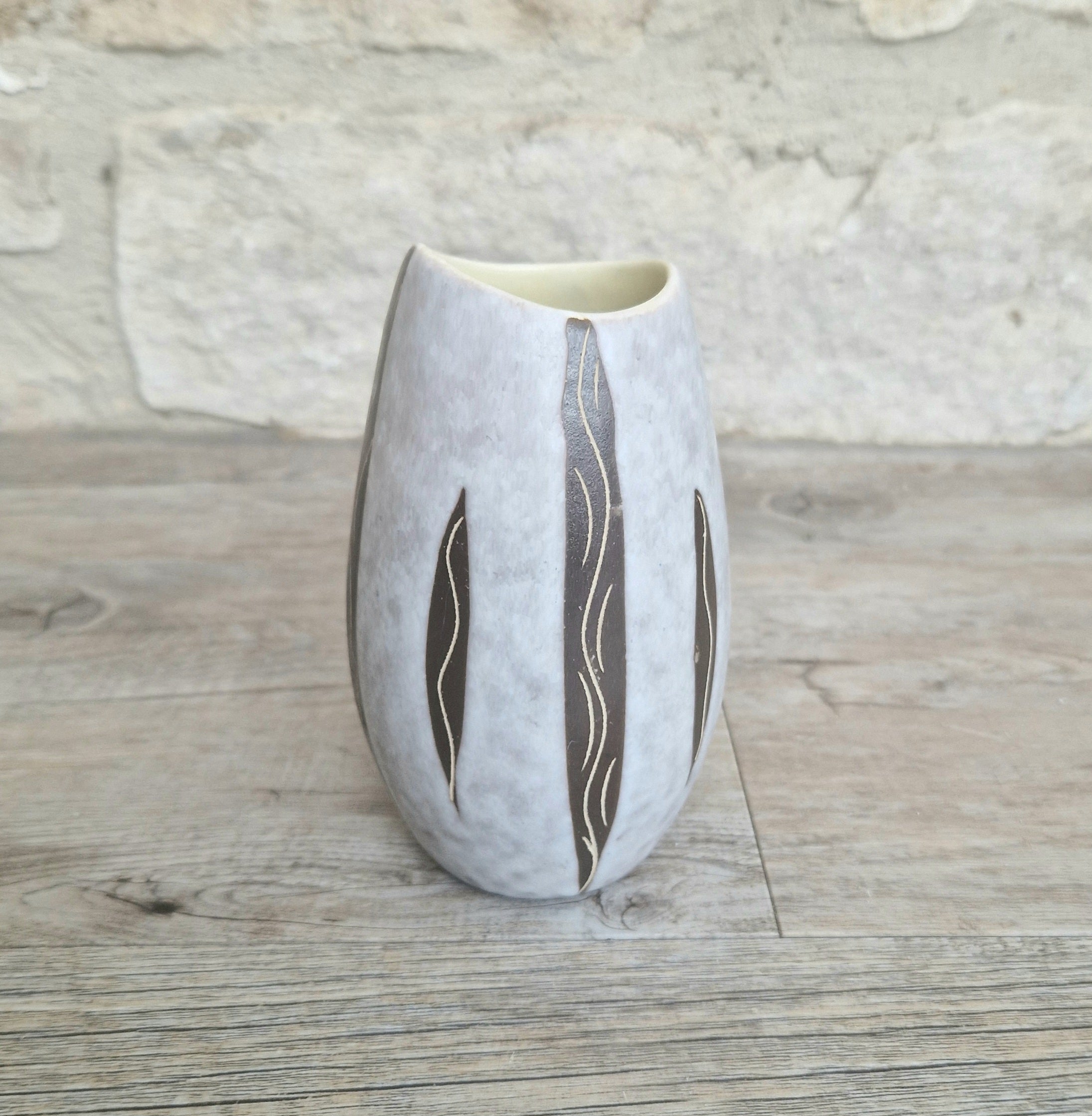 Mid Century Marzi & Remy Visbek Vintage West German Ceramic Posy Vase