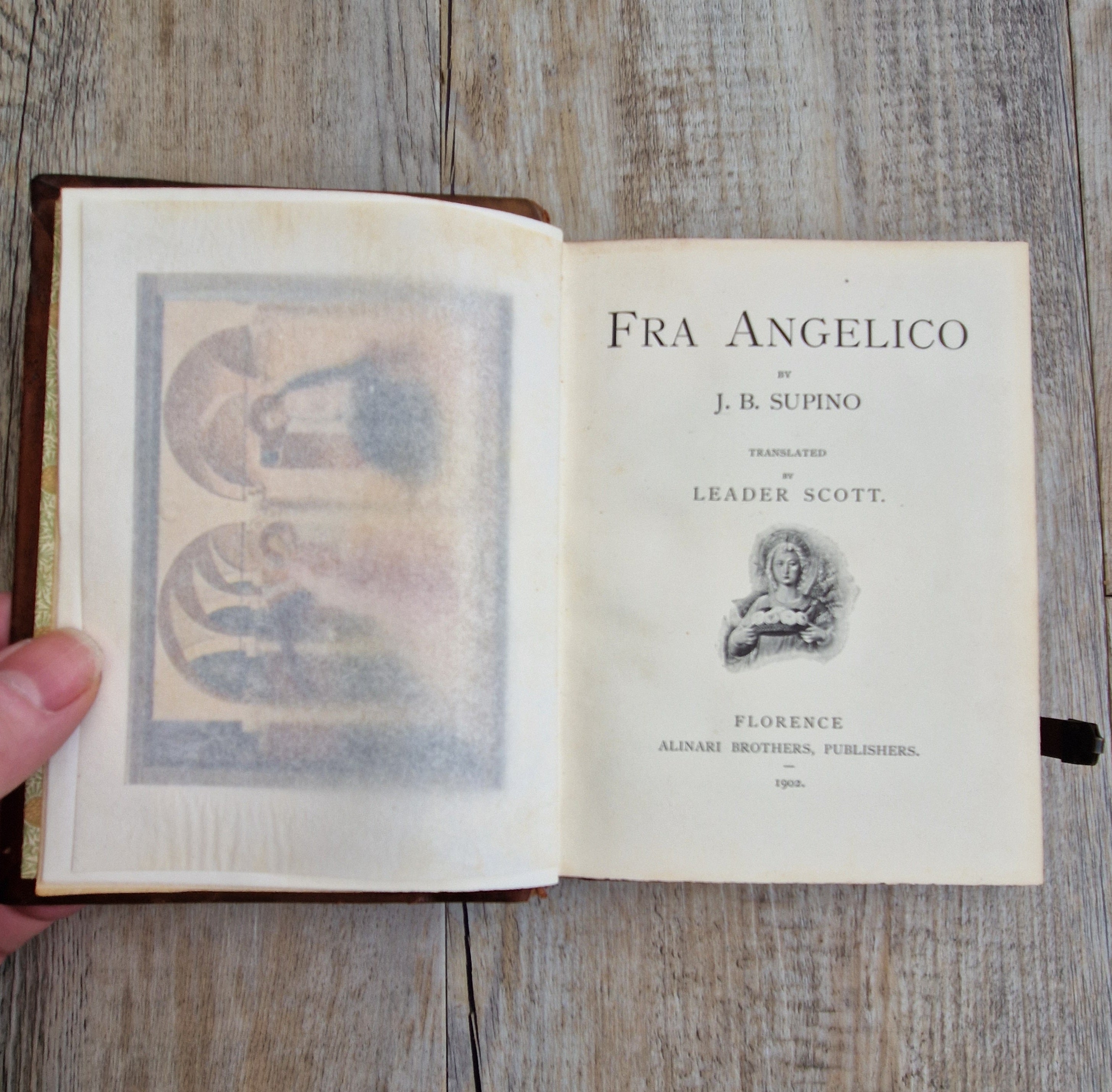 Fra Angelico J.B.Supino 1902 First Edition Leader Scott Alinari Brothers Florence Rare English Translation Edition