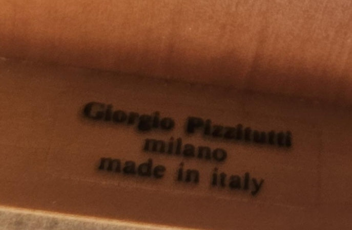 Midcentury Italian Wood Letter rack Giorgio Pizzitutti Designer Stylish Minimalist Decor