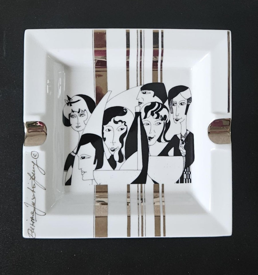 Vintage Coffee Table Ashtray: Darlings Creation Trinket Dish Vintage EnzArt Limoges