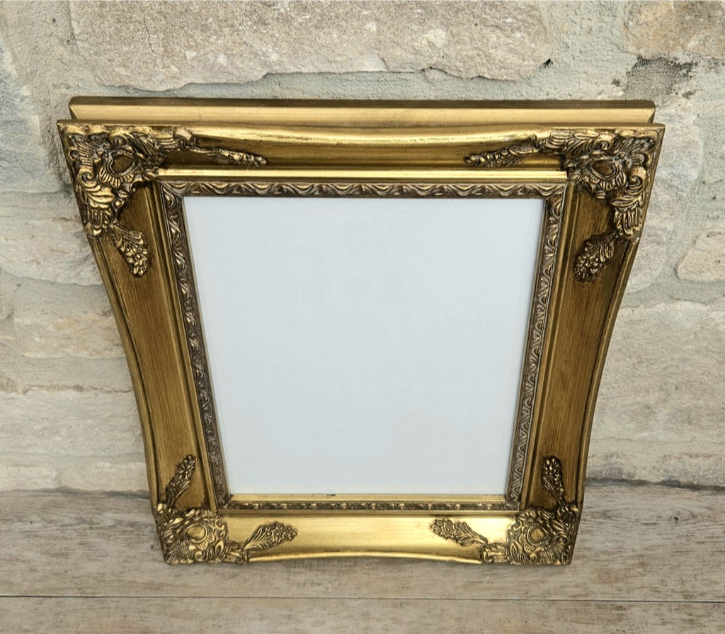Vintage Gold Baroque Ornate Wall Picture Frame Wood For Picture 10" X 8"