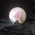 Isle Of White Art Studio Glass Vintage Lilac Flower Garden Ball Paperweight