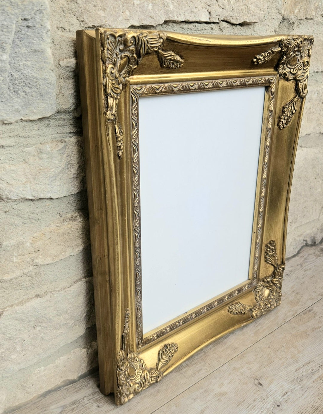 Vintage Gold Baroque Ornate Wall Picture Frame Wood For Picture 10" X 8"