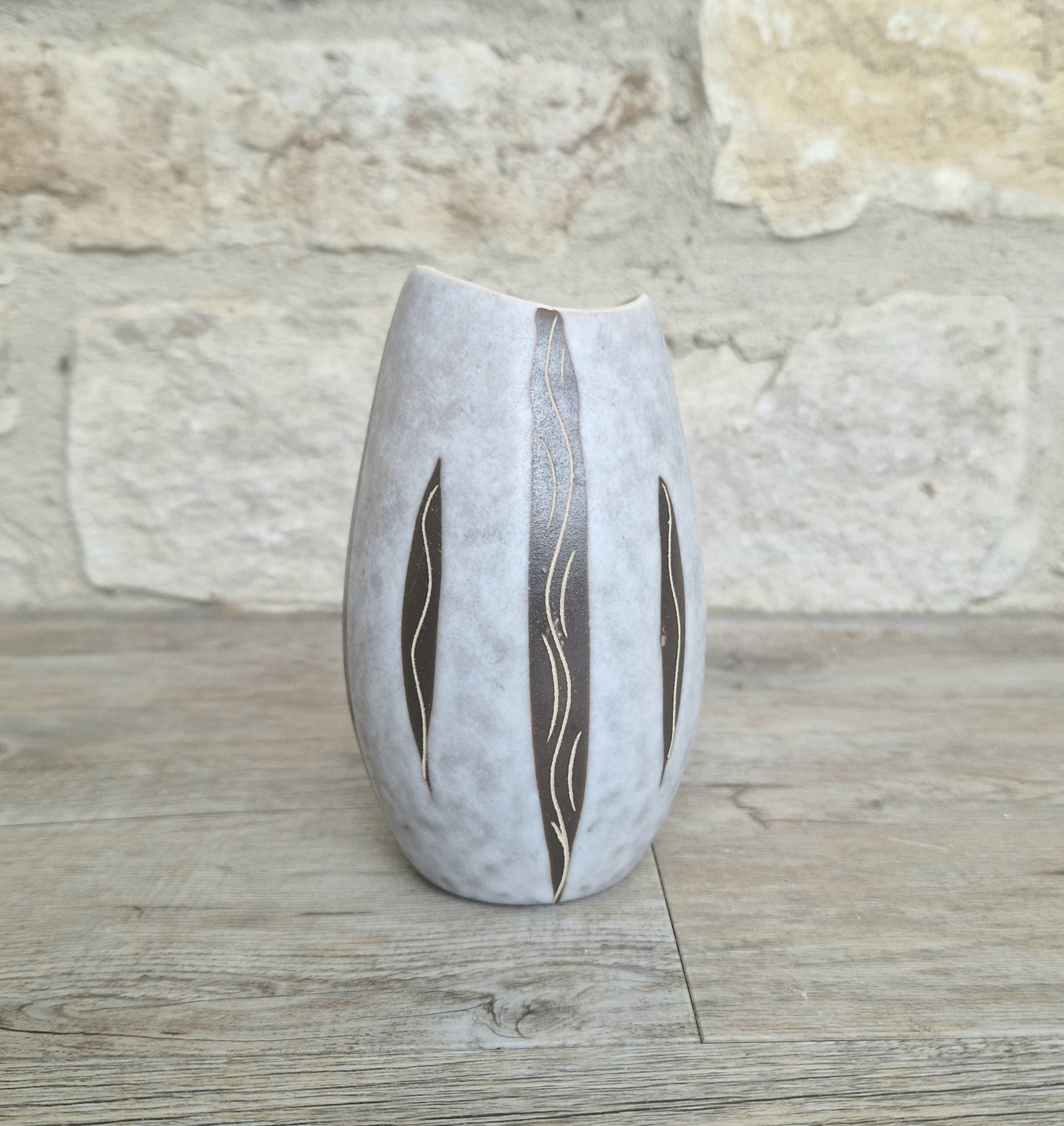 Mid Century Marzi & Remy Visbek Vintage West German Ceramic Posy Vase