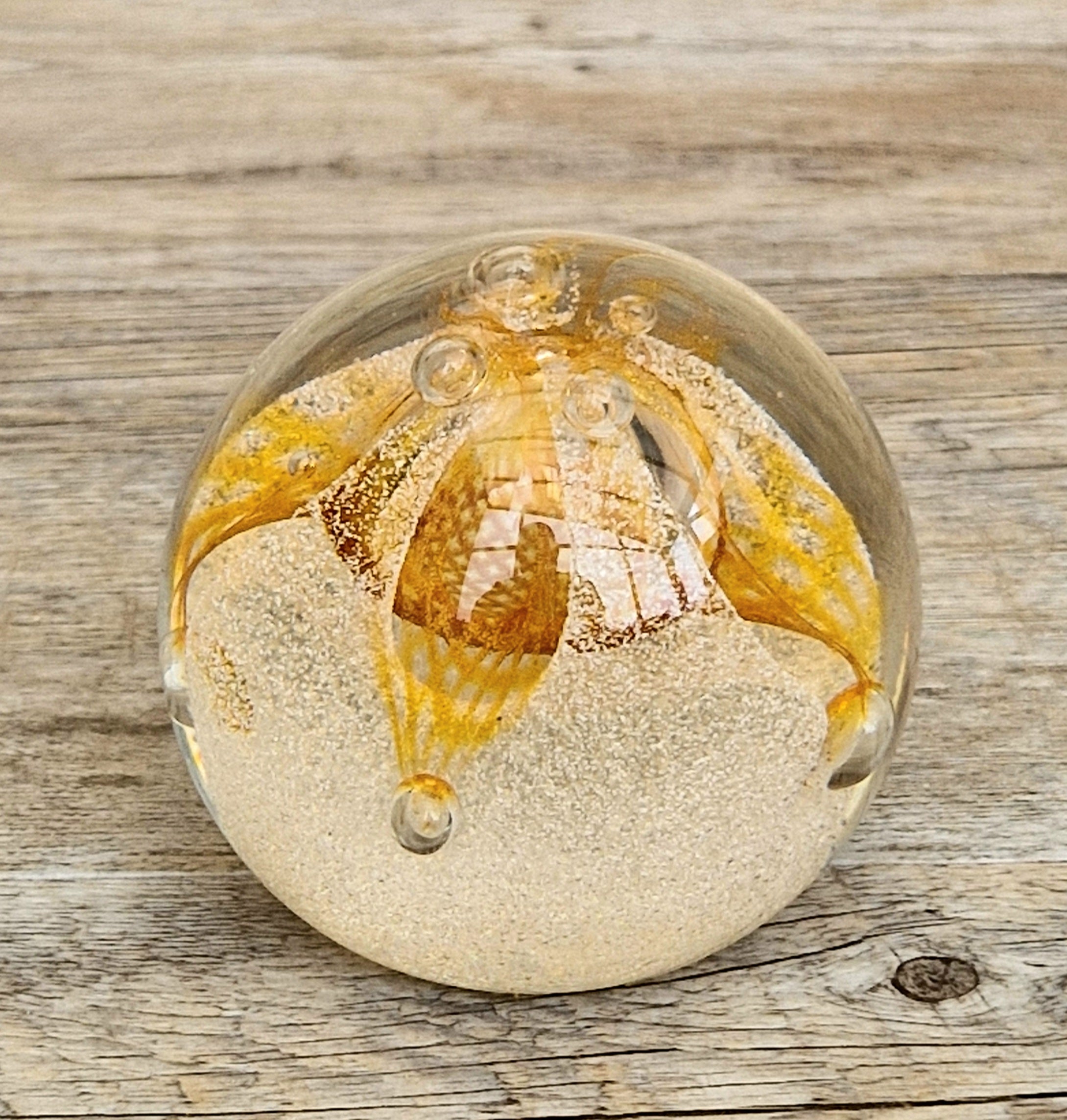 Vintage Caithness Congratulations Glass Paperweight Margot Thomson P65135 8cm