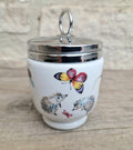 Vintage Royal Worcester Double Egg Coddler A Skipperty Tale Bunny & Bee Made in England