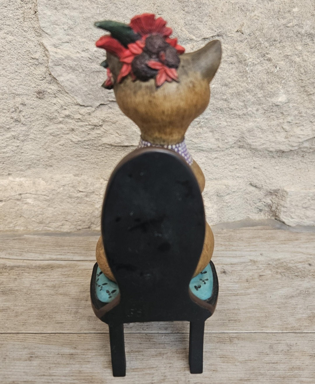 Vintage Curious Cats "The Model" Figure Ornament Linda Jane Smith Border Fine Arts 15cm
