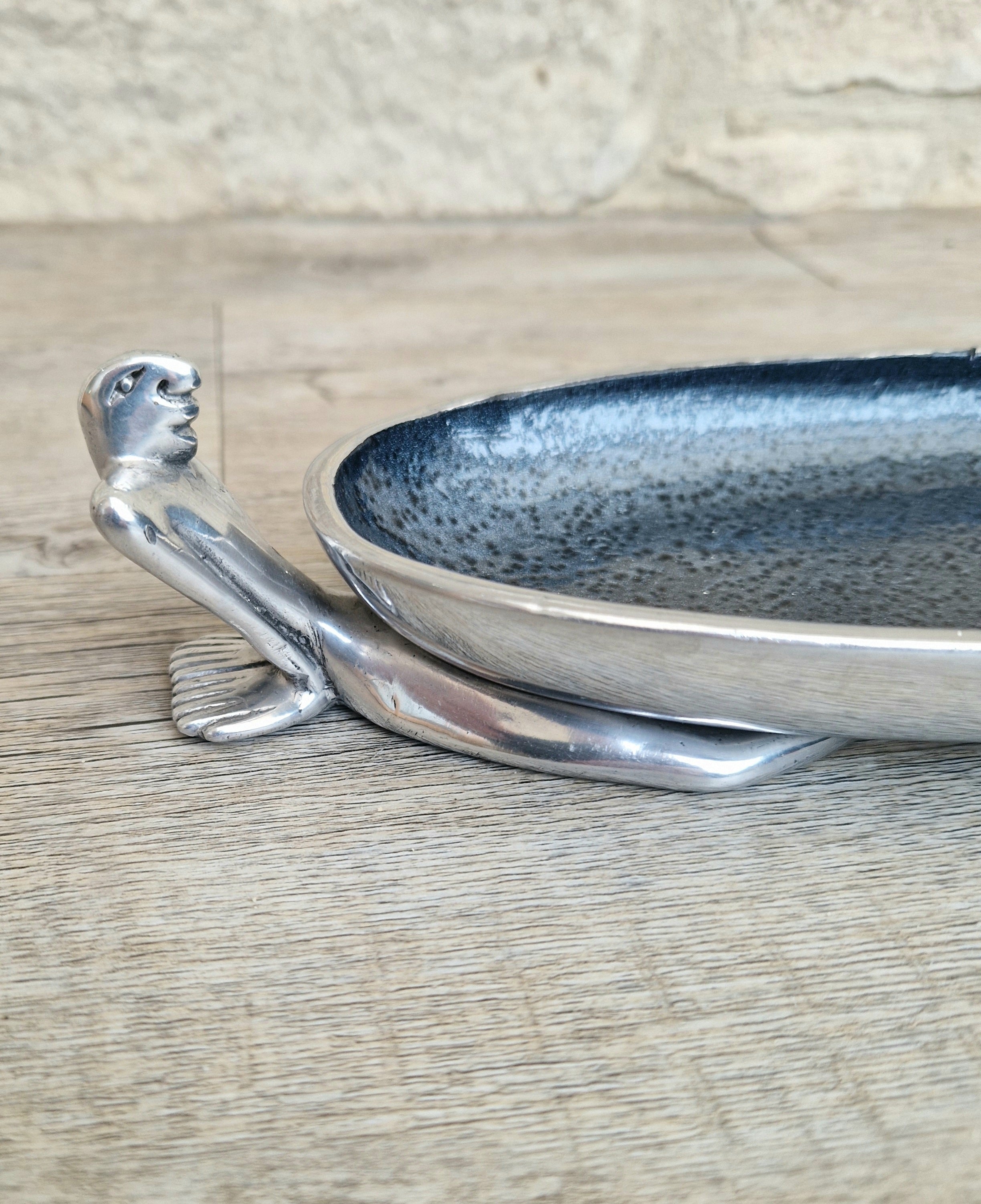 Carrol Boyes Medium Canoe Bowl 'At Ease' Vintage Serving Dish 45.5cm
