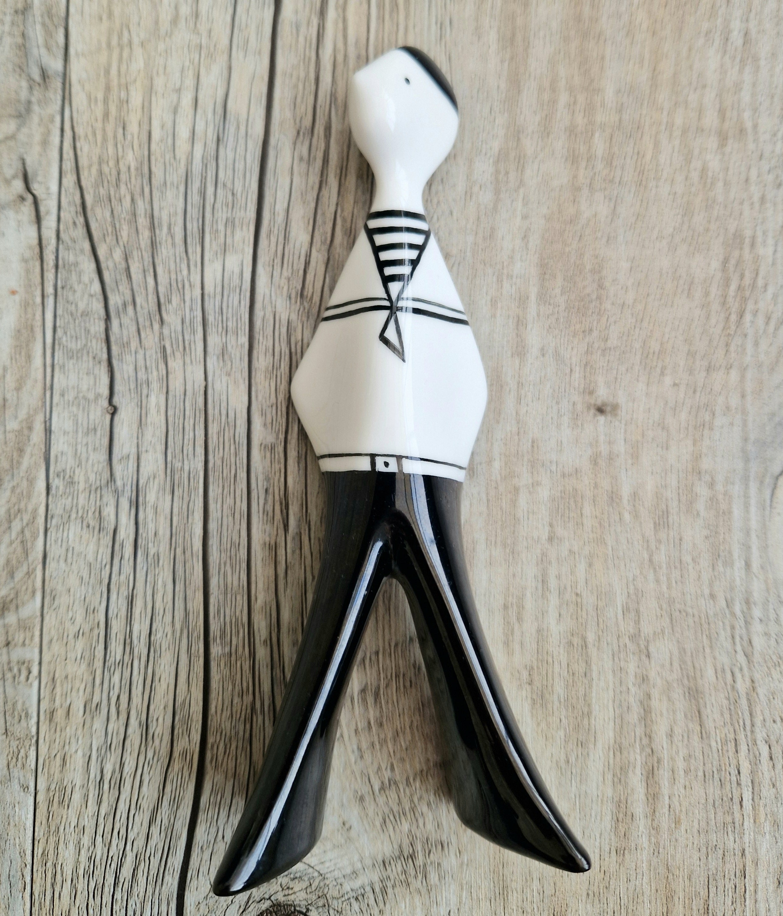 Lubomir Tomaszewski Ćmielów Fine Porcelain 'Felek Marynaz' White Shirt Sailor Figure