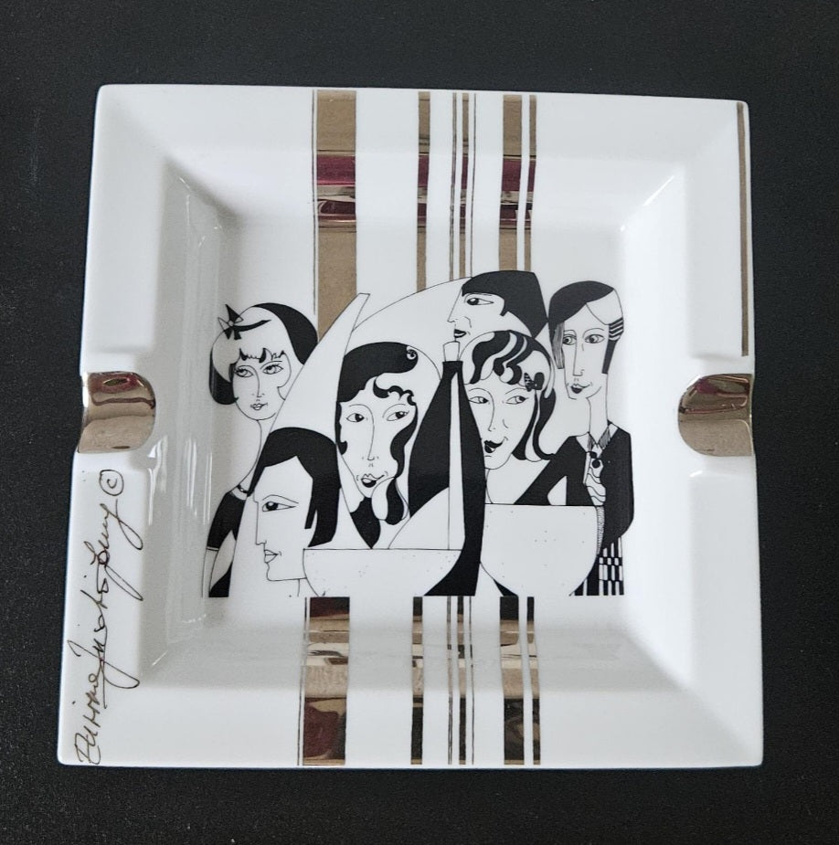 Vintage Coffee Table Ashtray: Darlings Creation Trinket Dish Vintage EnzArt Limoges