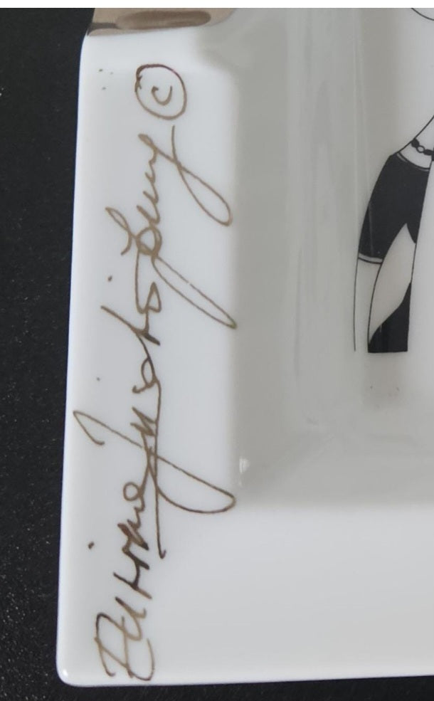 Vintage Coffee Table Ashtray: Darlings Creation Trinket Dish Vintage EnzArt Limoges