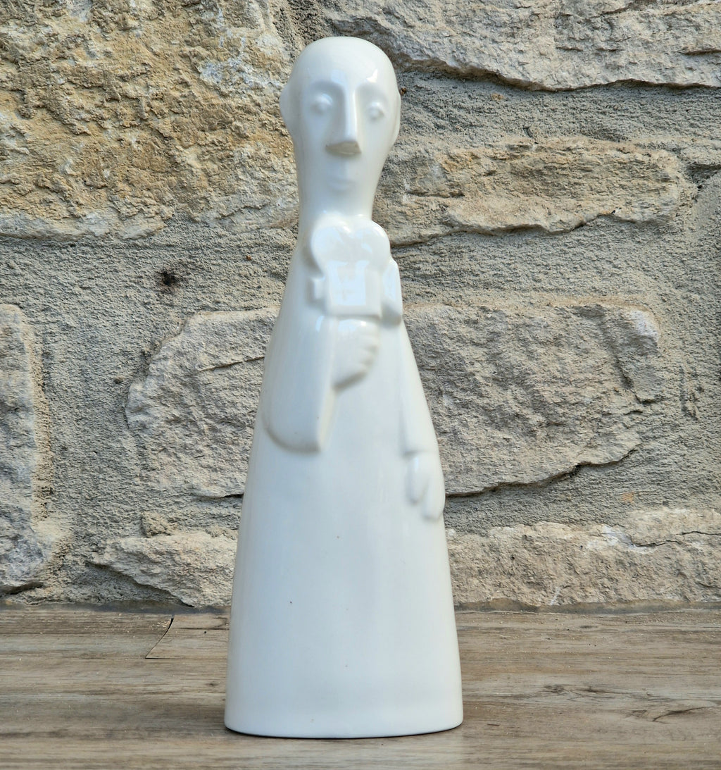 Vintage Soviet Lomonosov LFZ Porcelain Cameraman Figurine 1st Quality Perfect 19cm