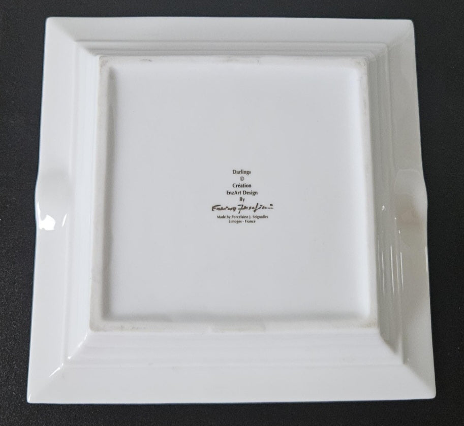 Vintage Coffee Table Ashtray: Darlings Creation Trinket Dish Vintage EnzArt Limoges