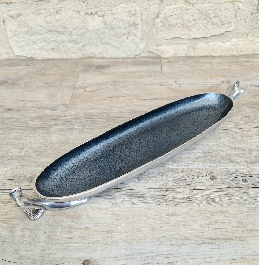 Carrol Boyes Medium Canoe Bowl 'At Ease' Vintage Serving Dish 45.5cm