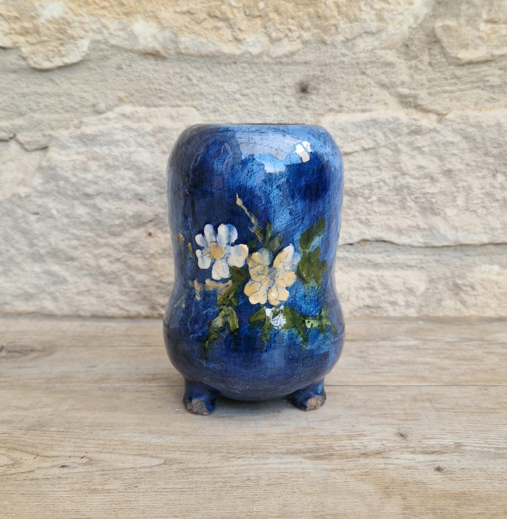 Haviland & Co. Limoges Babotine Floral Vase: Edouard Girard, 1875
