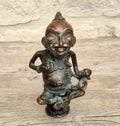 Antique African Tikar Cameroon Cast Bronze Fertility Motherhood Maternity Figure Statue