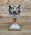 Geo Martel Faience Tulip Vase: Boulogne Sur Mer Art Nouveau Ceramic
