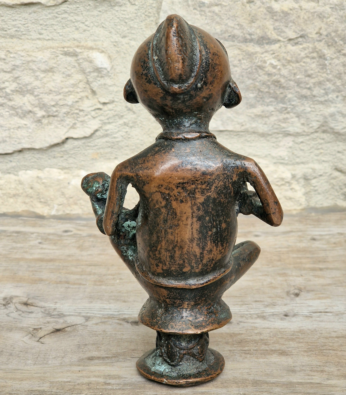 Antique African Tikar Cameroon Cast Bronze Fertility Motherhood Maternity Figure Statue