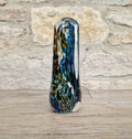 1980's Isle of Wight Art Glass 'Off the Shelf' Obelisk Paperweight Rare & Perfect With Label
