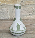 Vintage Wedgwood Jasperware Sage on White Parnassus Vase