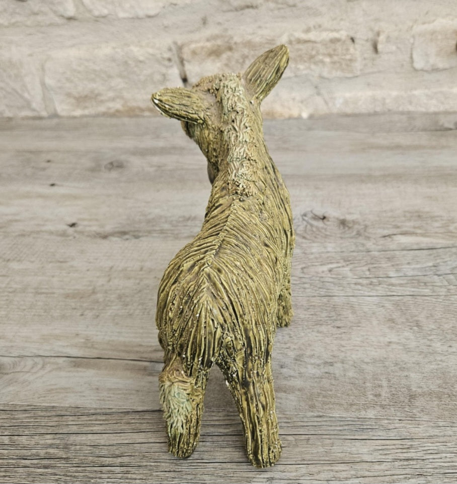 Vintage Yare Designs Spagetti Donkey Figure Ornament Made in England Mcm Donkey