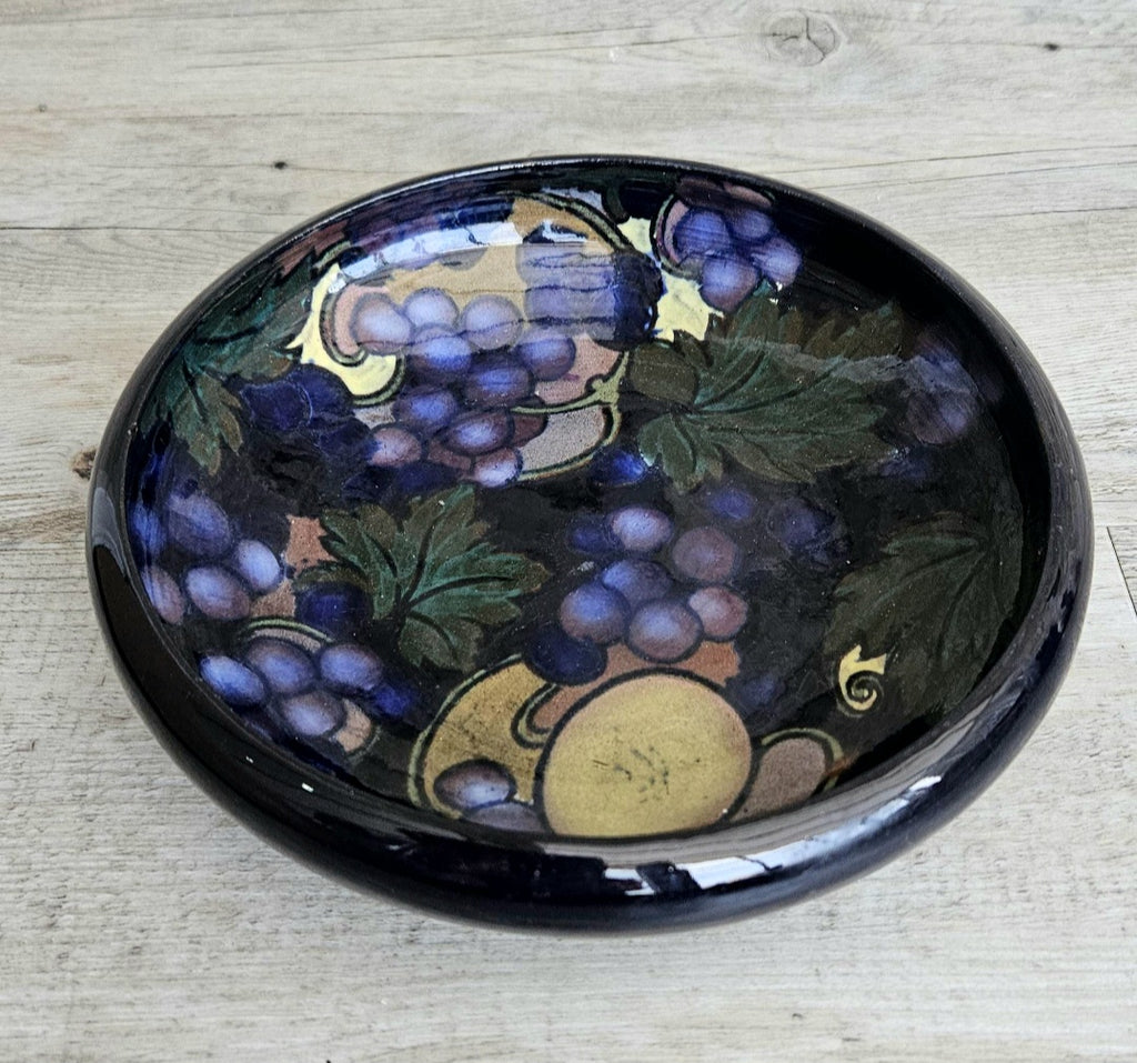 Arts & Crafts Low Fruit Bowl Still Life Fruit Antique Made in England
