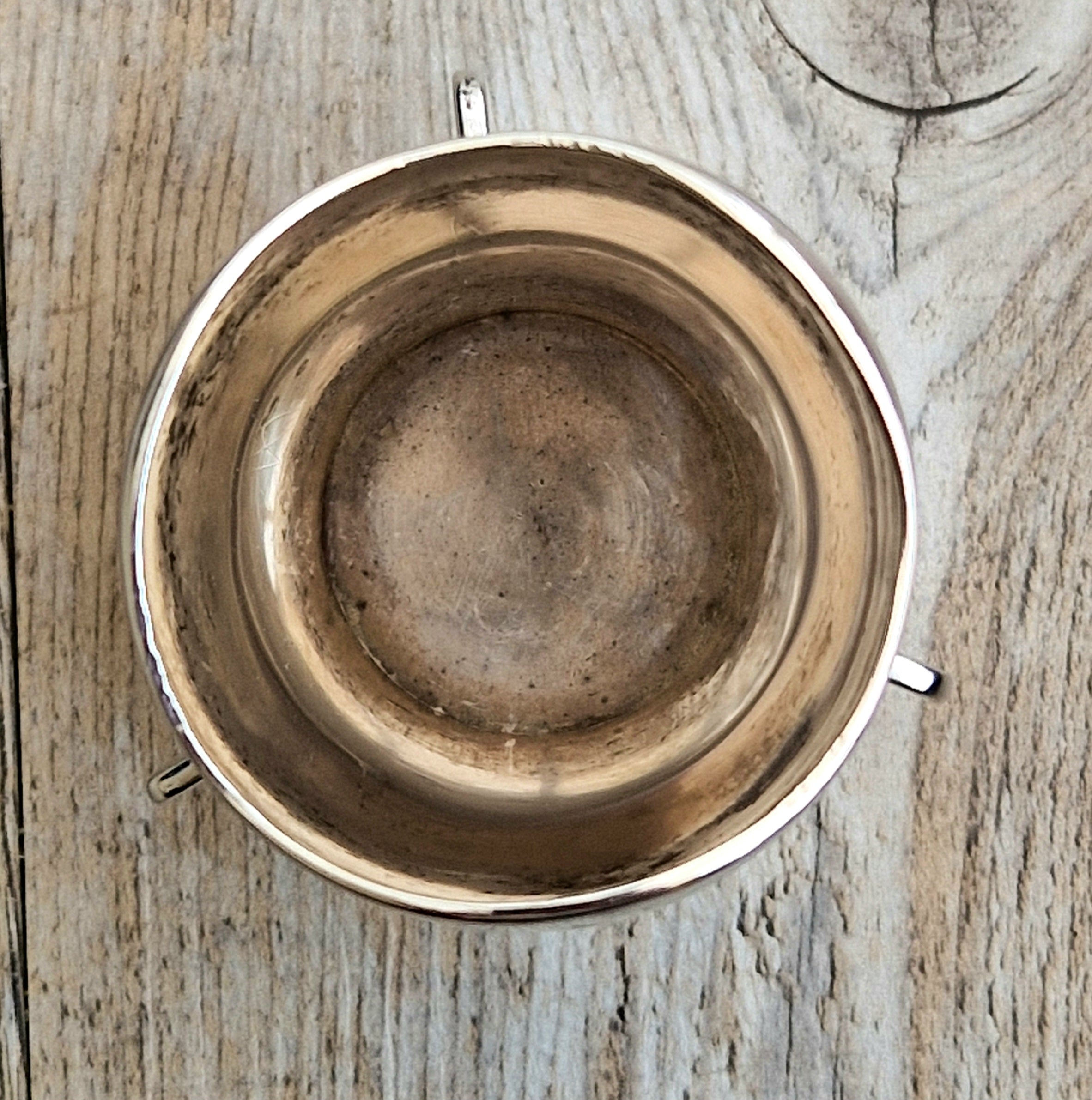 Celtic Revival Sterling Silver Mether Cup Tot Measure Birmingham 1921 James Woods & Sons Rare