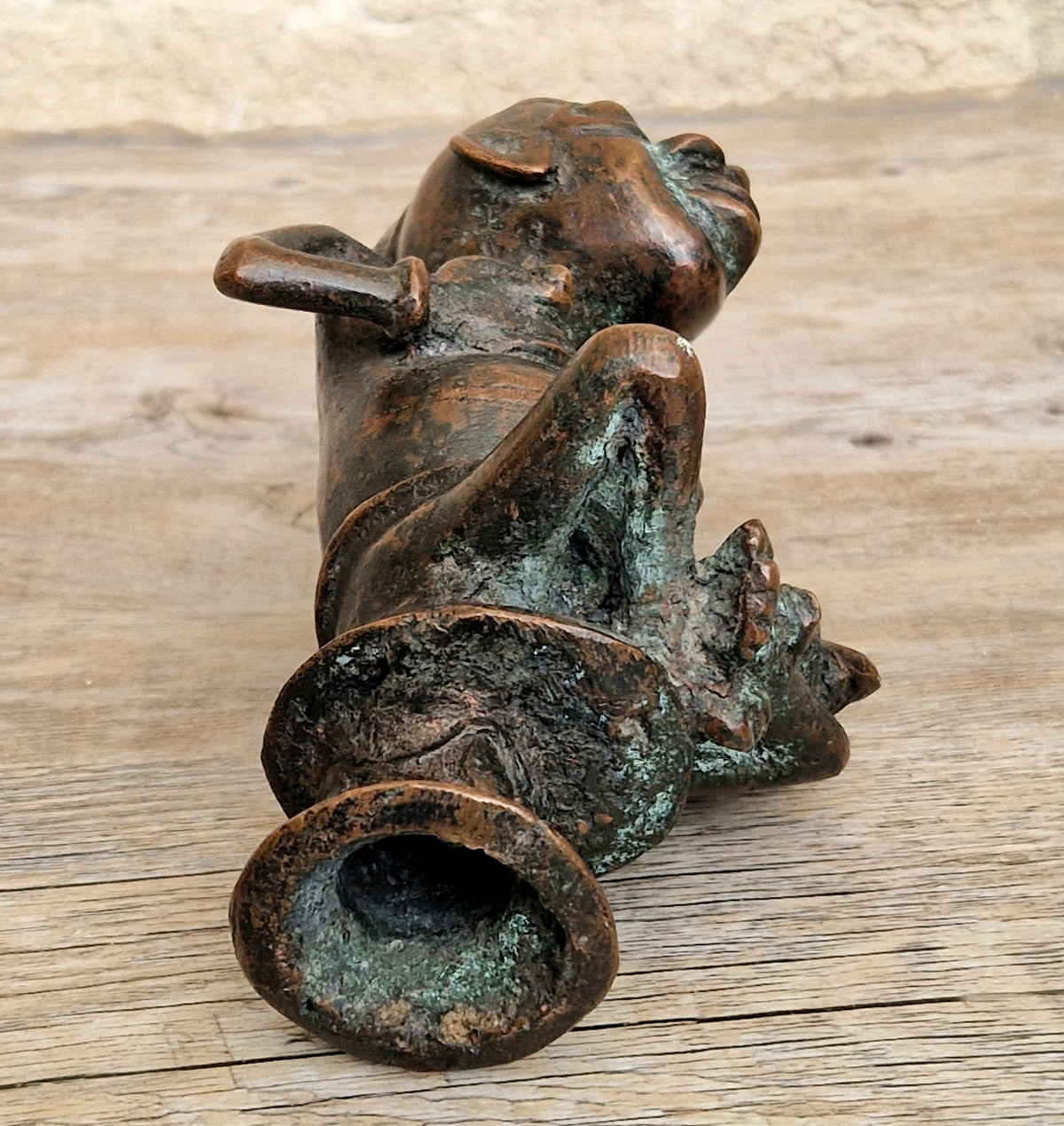 Antique African Tikar Cameroon Cast Bronze Fertility Motherhood Maternity Figure Statue