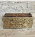 Arts and Crafts Letter Holder Brass and Wood Celtic Dragons England