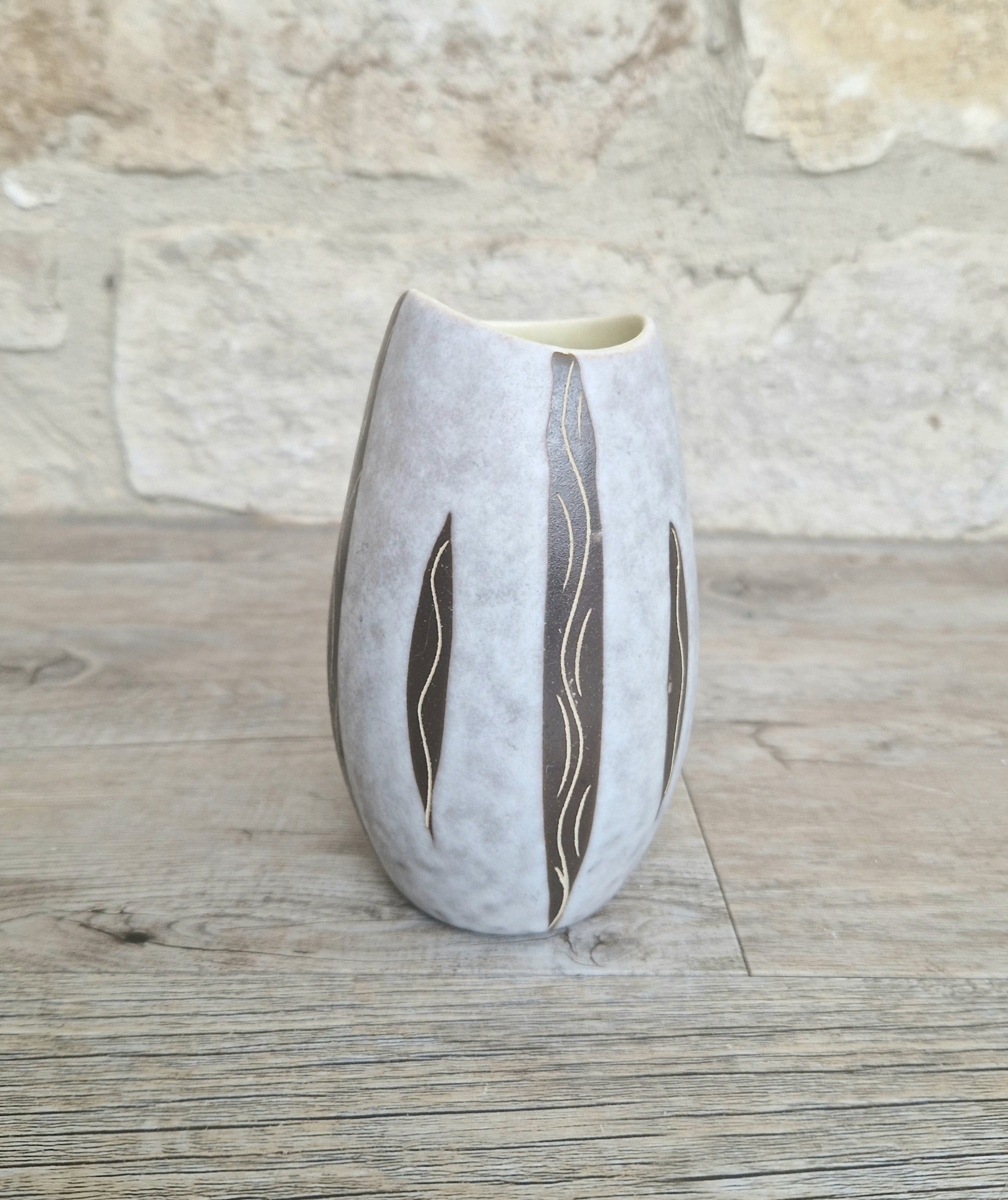 Mid Century Marzi & Remy Visbek Vintage West German Ceramic Posy Vase